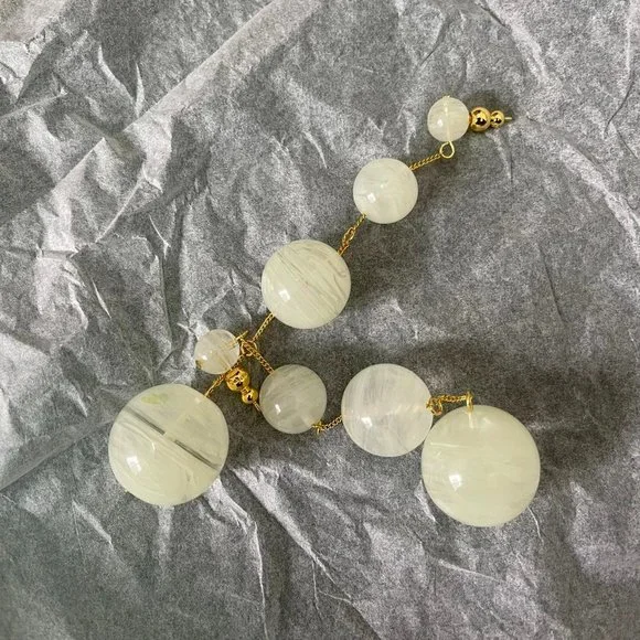 Cult Gaia Candace Earrings - Jade Light Green - Picture 5 of 5